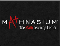 3' x 4' ( 35" x 47" ) Digiprint Classic (New DSN 3608562 ) MATHNASIUM Indoor Logo Mat