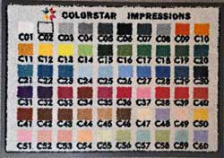 Colorstar Impressions Solid Color Indoor Mat