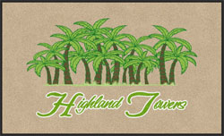 3' x 5' (35" x 59") Digiprint HD HIGHLAND TOWERS Indoor Logo Mat